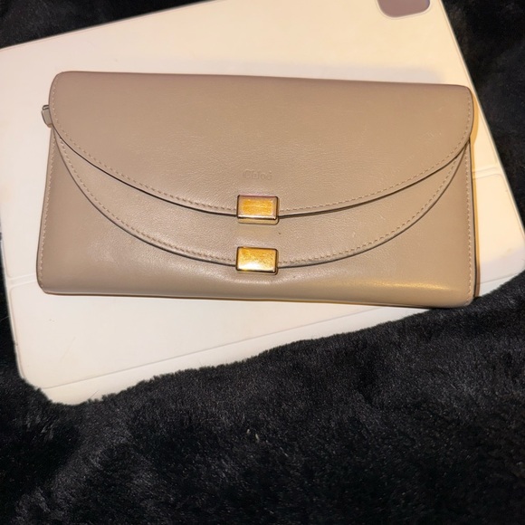 Chloe Handbags - Chloe Beige Leather Wallet